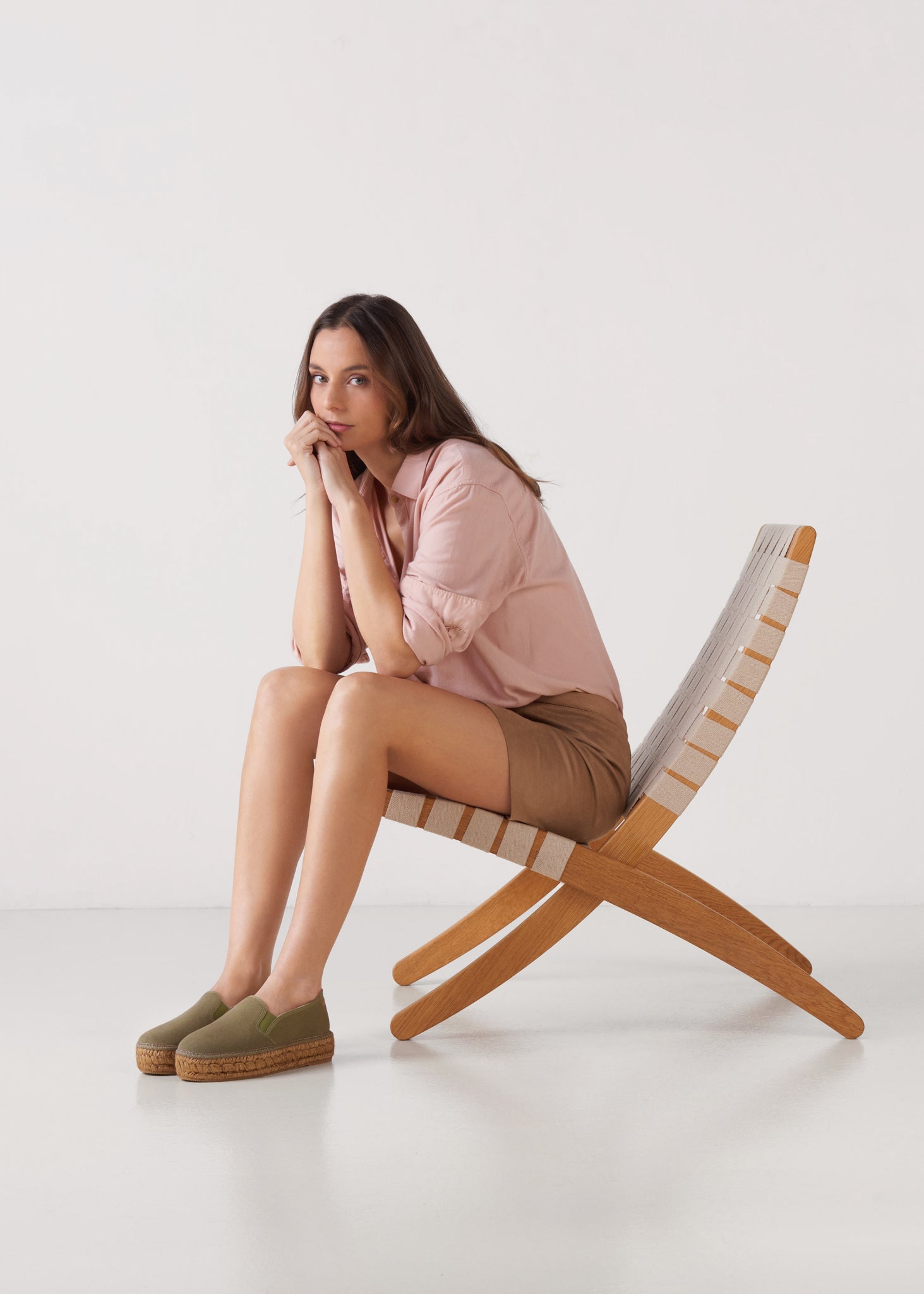 Castell Canvas Espadrille Platforms