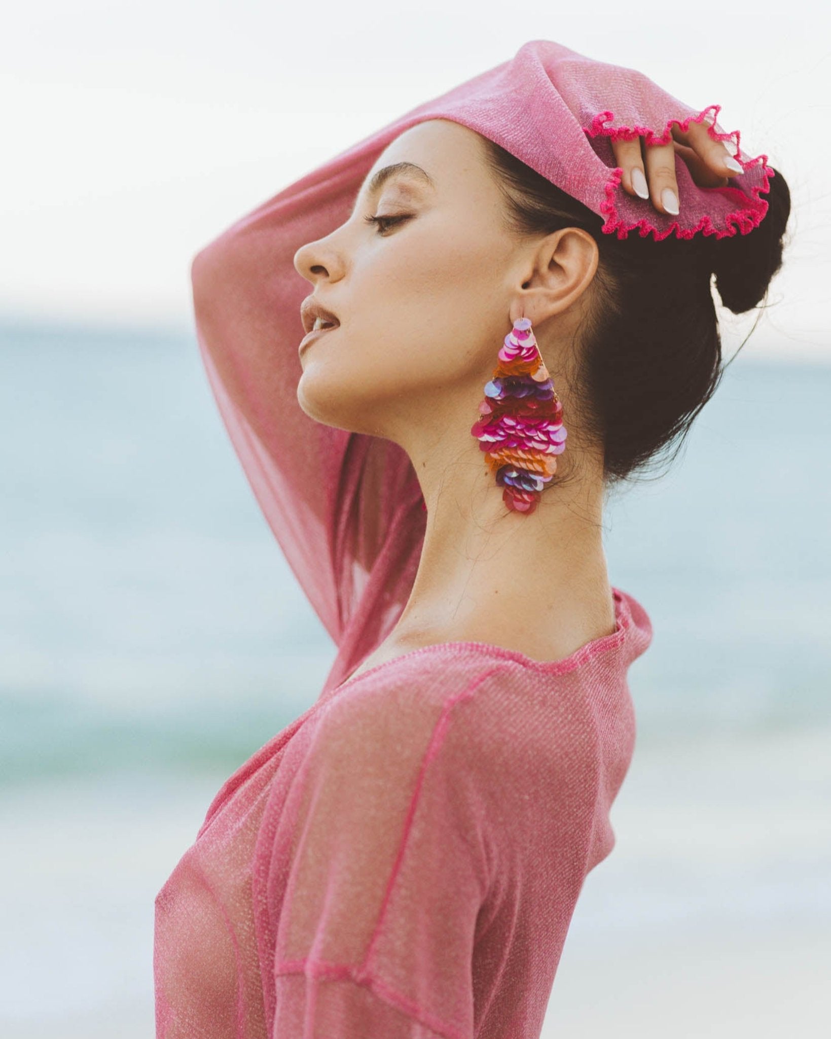 Ophelia Fuchsia Cover Up Dress
