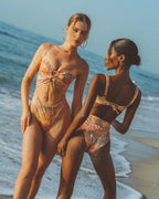 Melina Orange Dore Cut Out One Piece