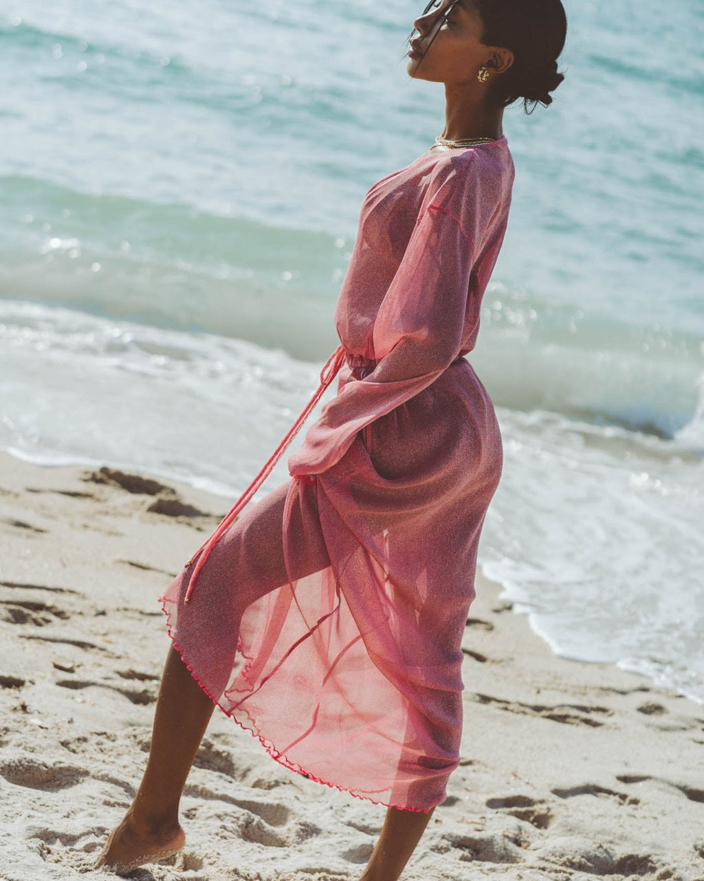 Ophelia Fuchsia Cover Up Dress