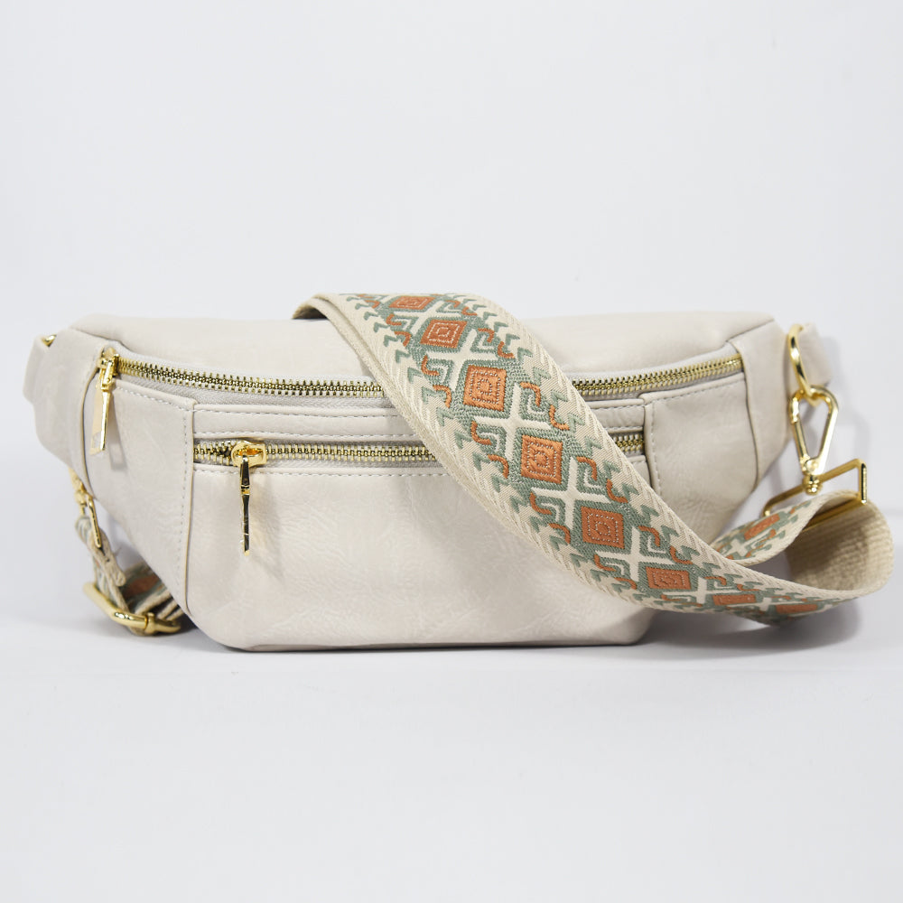 The Soho | Dual Zipper Sling Bag
