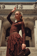 Alison Lace Skirt- Chocolate