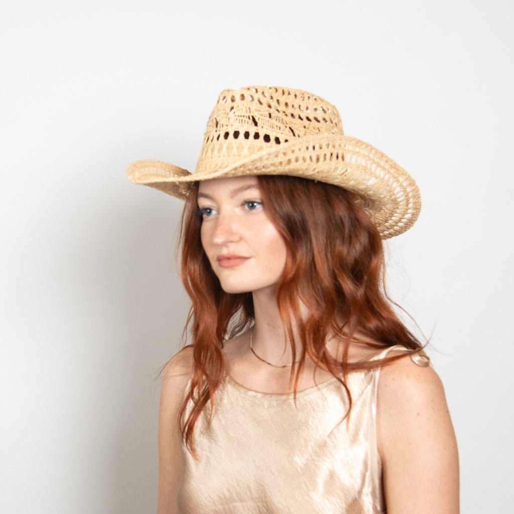 Rocky Raffia Straw in Natural