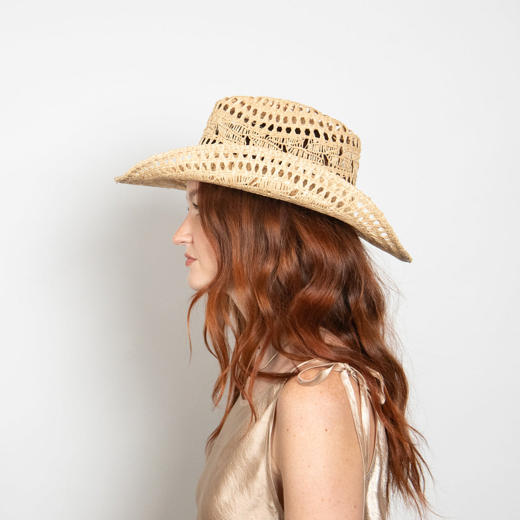 Rocky Raffia Straw in Natural