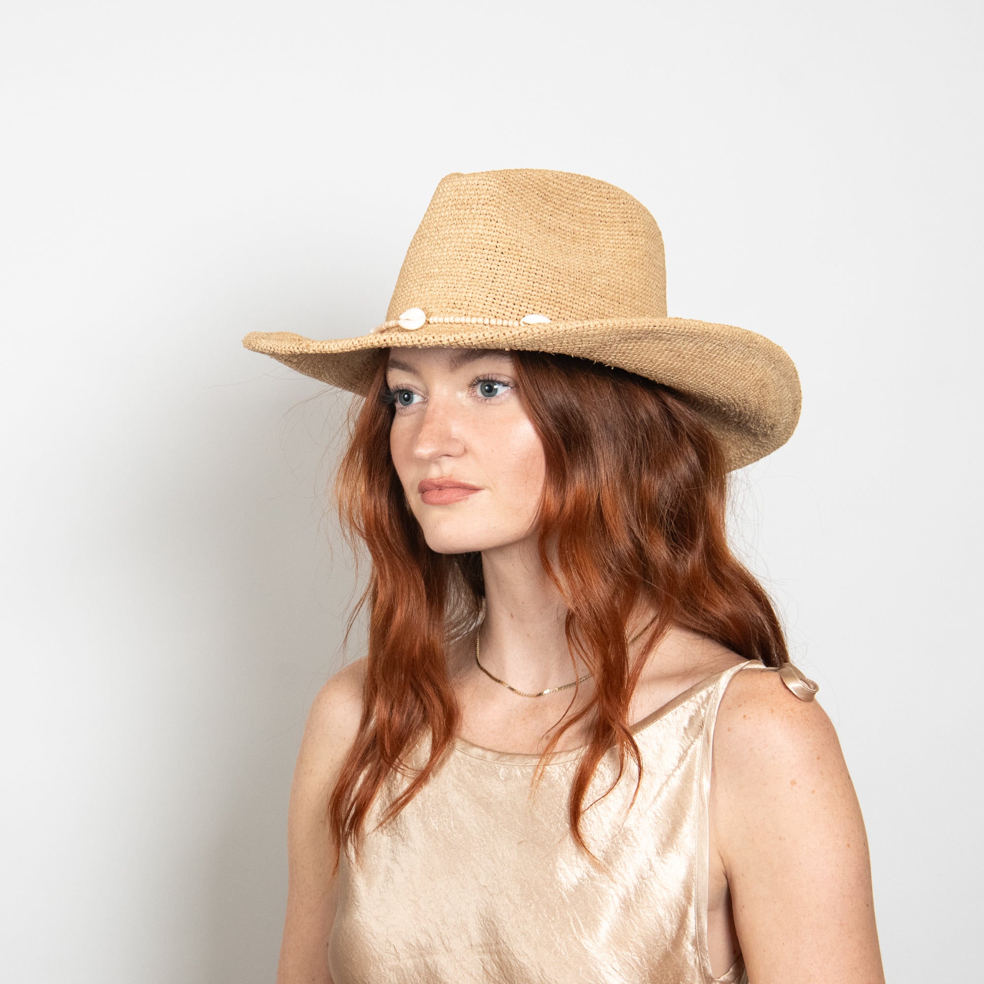 Reed Raffia Cowboy in Natural