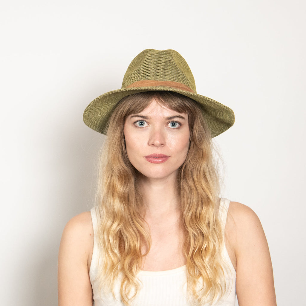 Sedona Straw Panama in Sage
