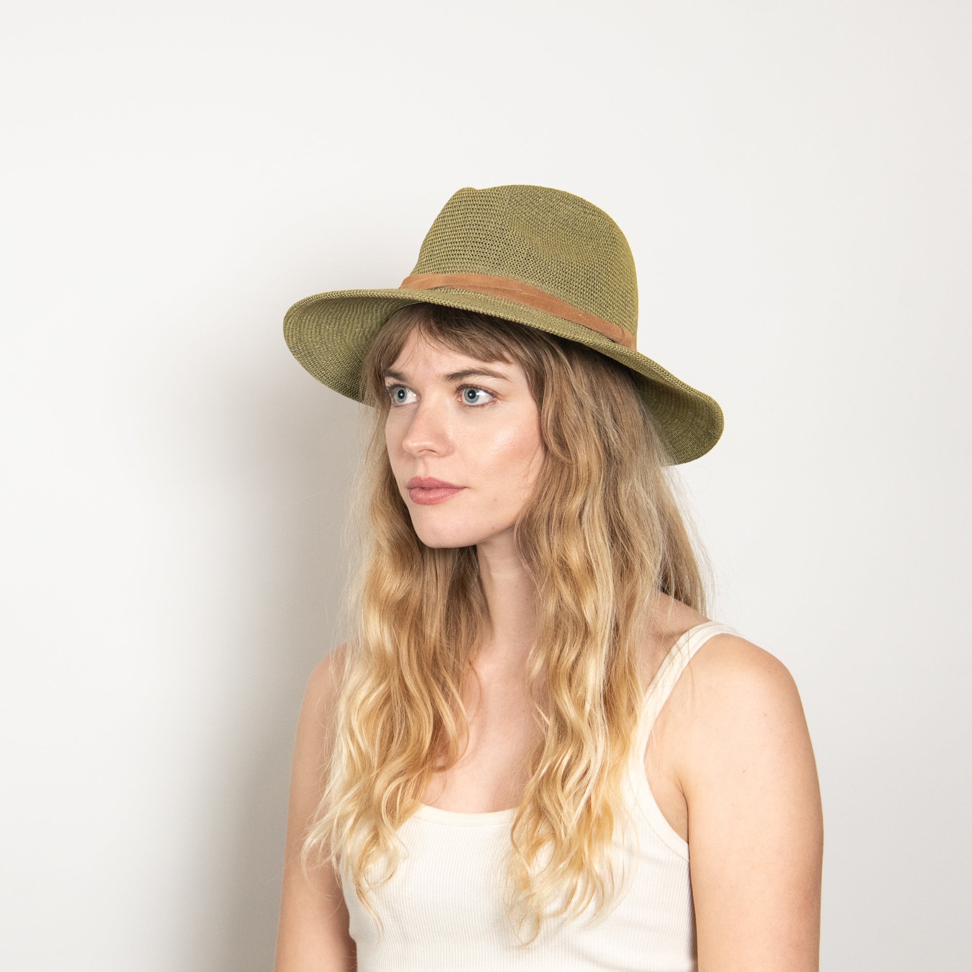 Sedona Straw Panama in Sage