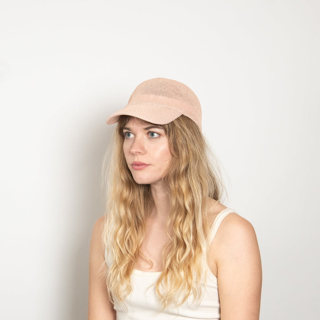 Paula Mesh Cap in Blush Rose