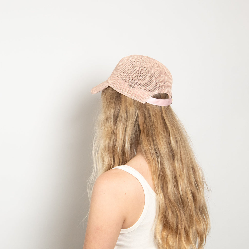 Paula Mesh Cap in Blush Rose