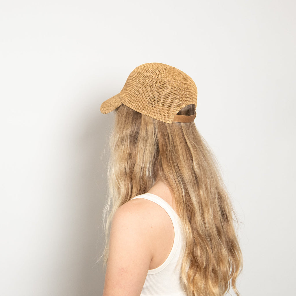 Paula Mesh Cap in Camel