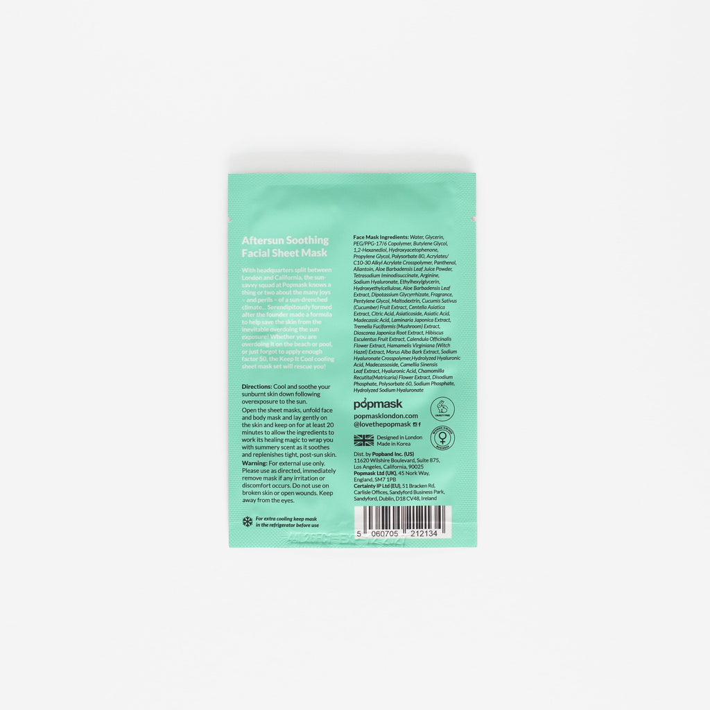 Keep It Cool Aftersun Sheet Mask Set