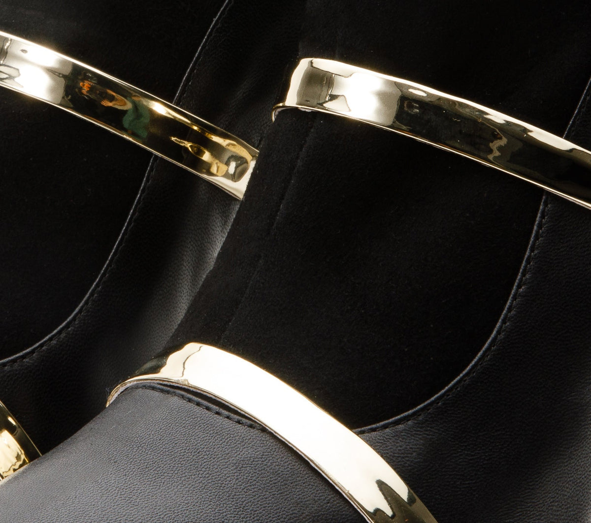 The Manila Black Leather Ankle Boots