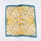 Doris Geometric Floral Square Scarf