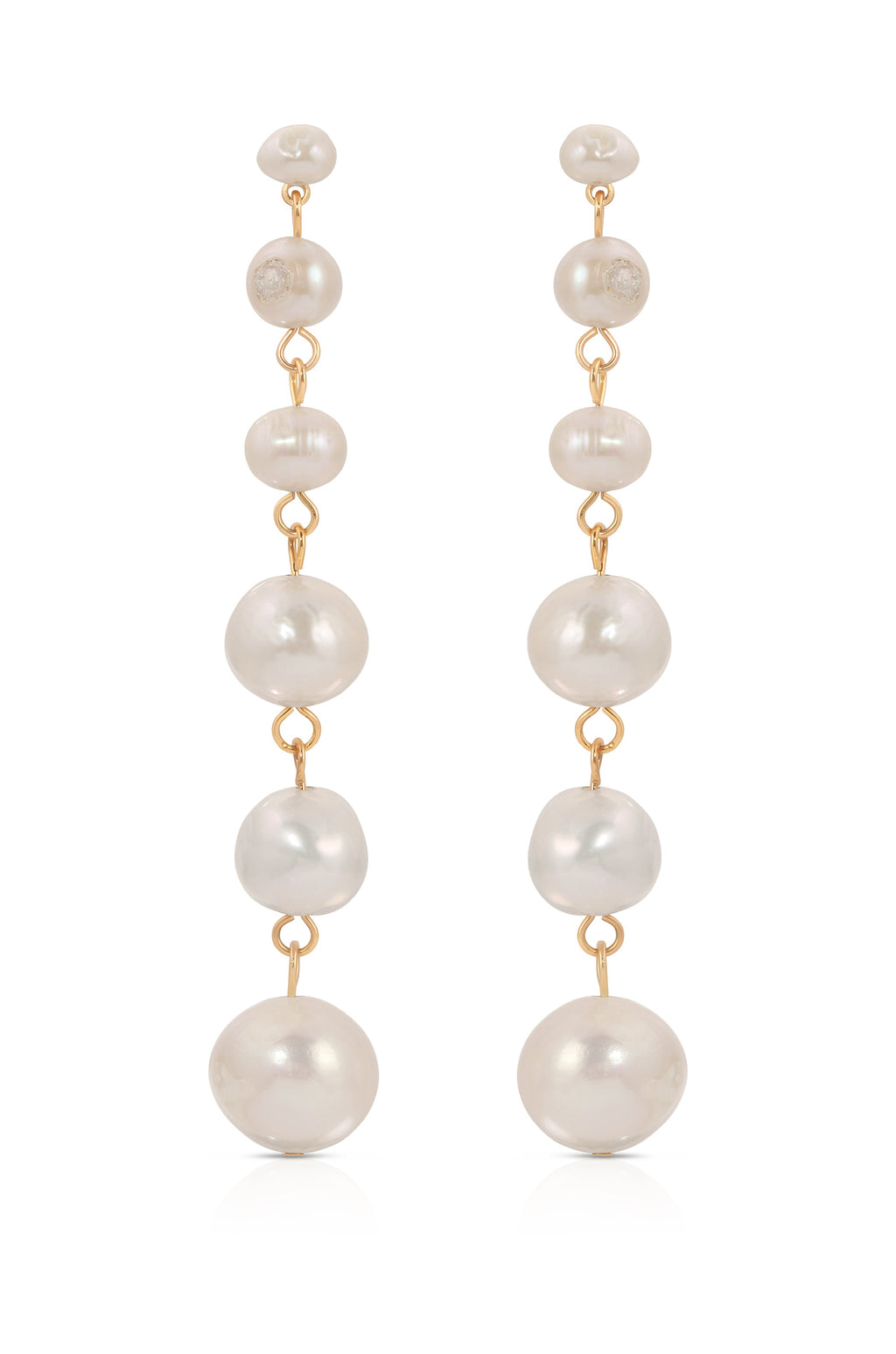 Graduating Freshwater Pearl Earrings