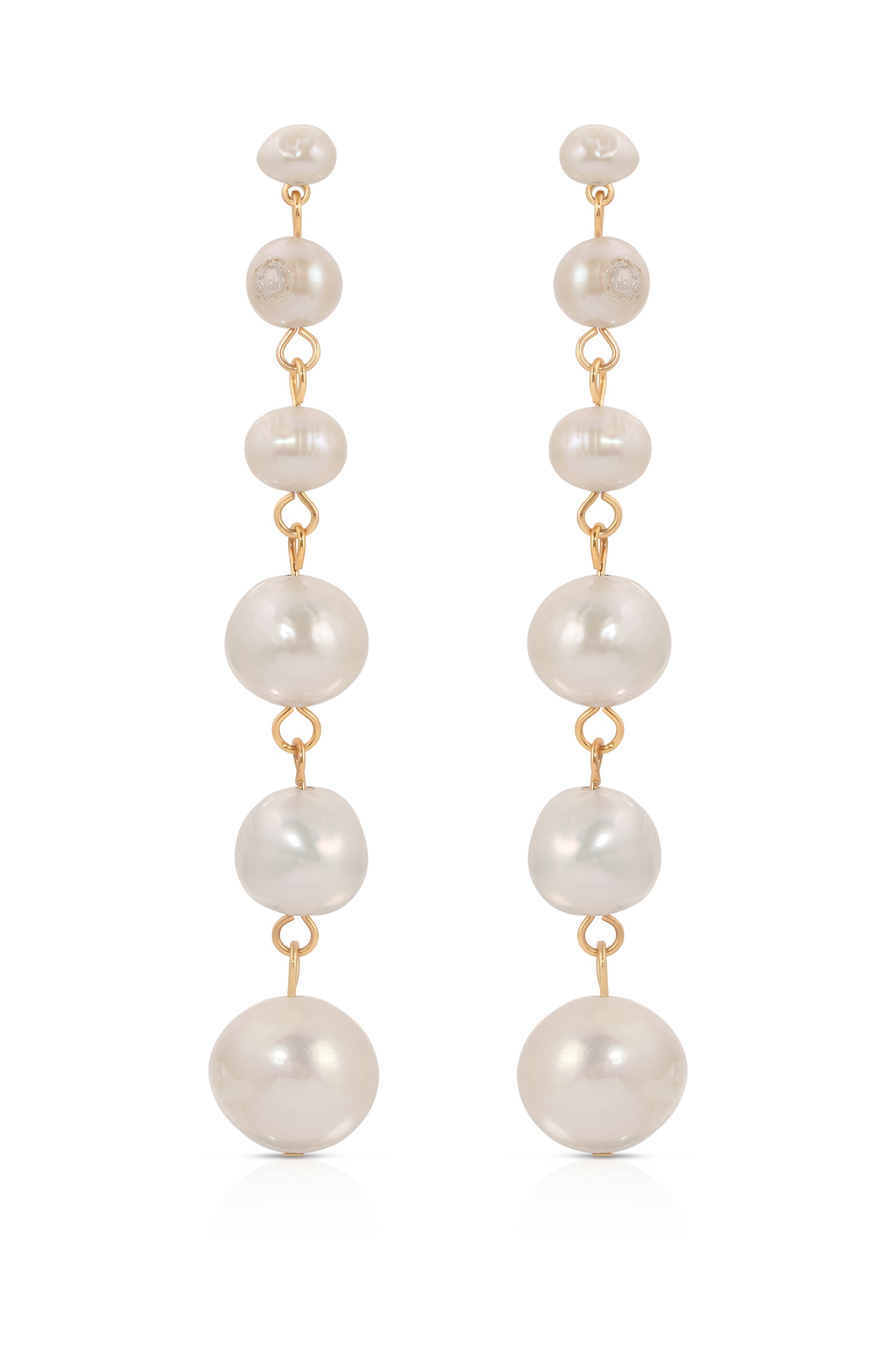 Graduating Freshwater Pearl Earrings