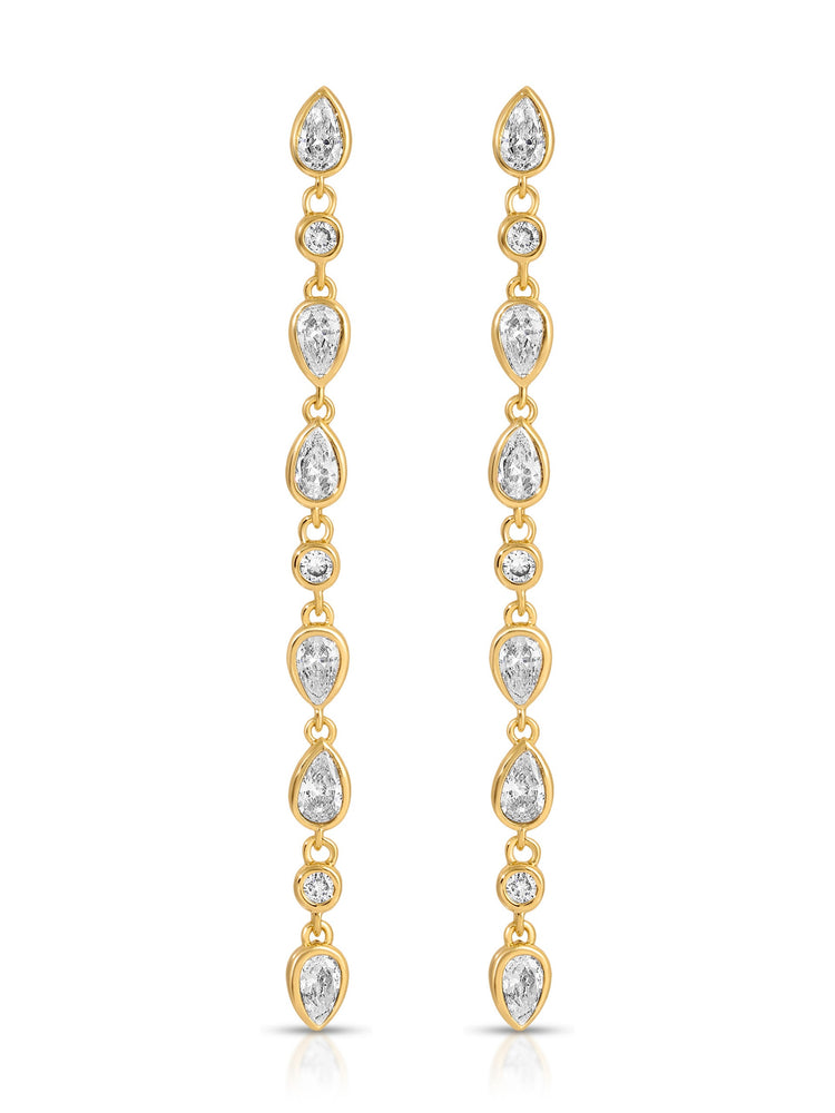 Crystal Rainfall Earrings