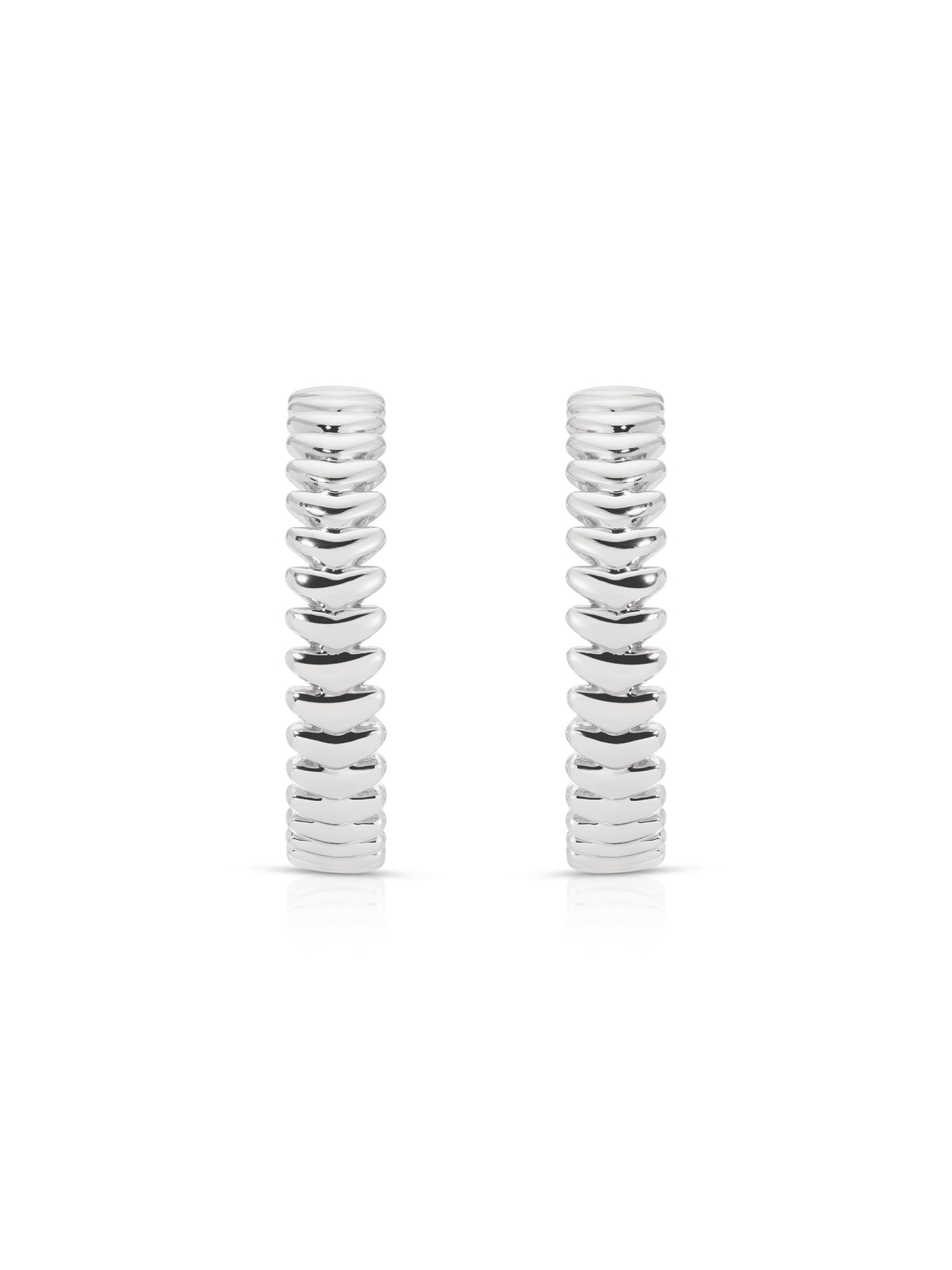 Large Metal Moderna Hoops