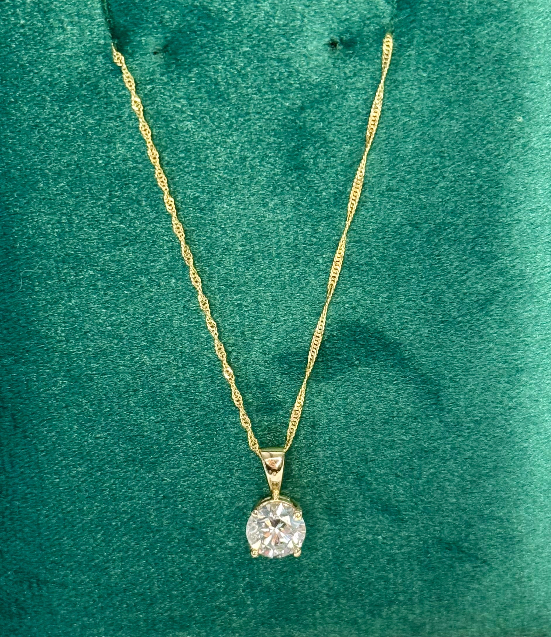 Elizabeth Diamonds 1 Carat Pendant Necklace - Special Edition