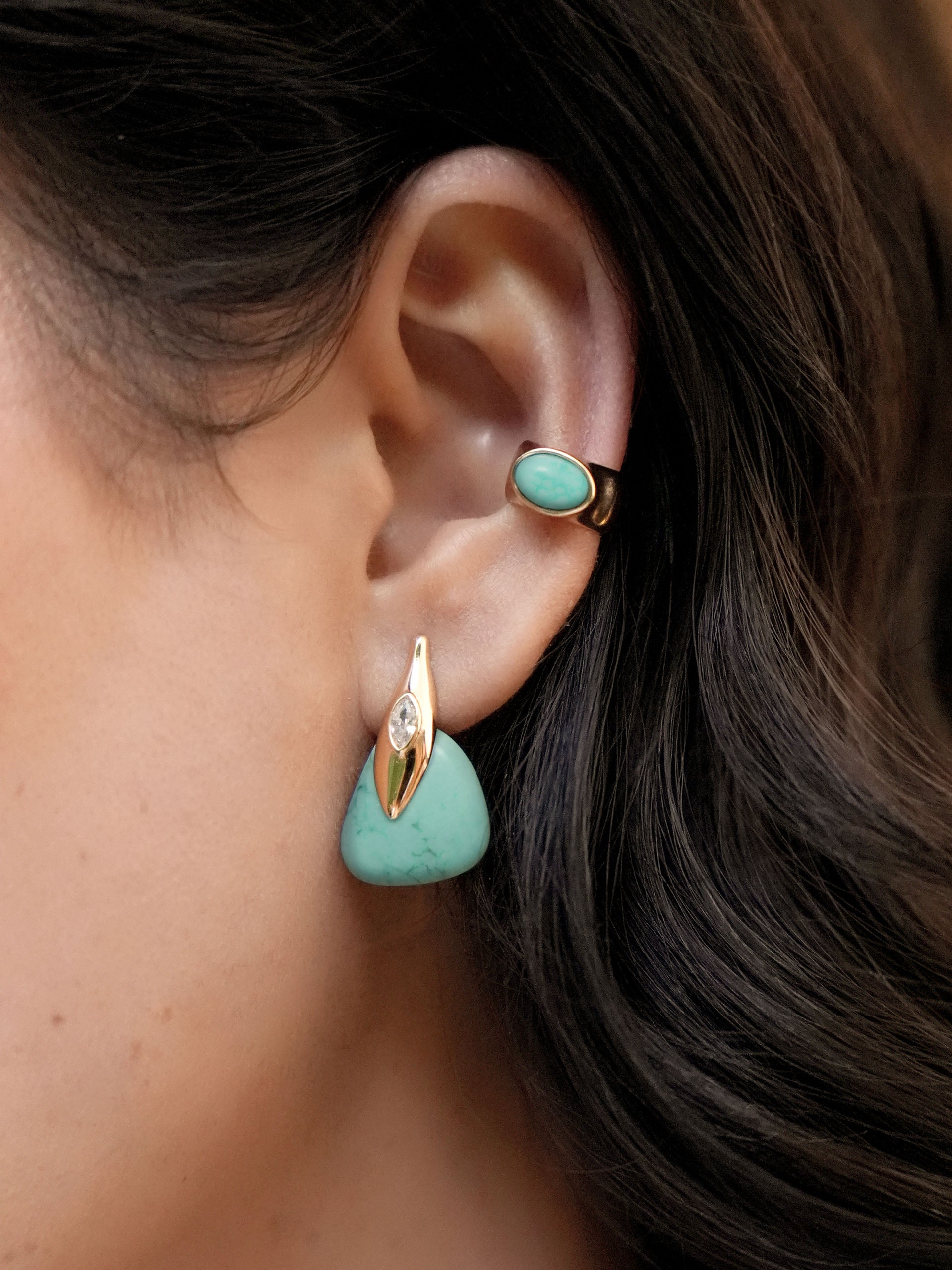 Turquoise Solstice Ear Cuff