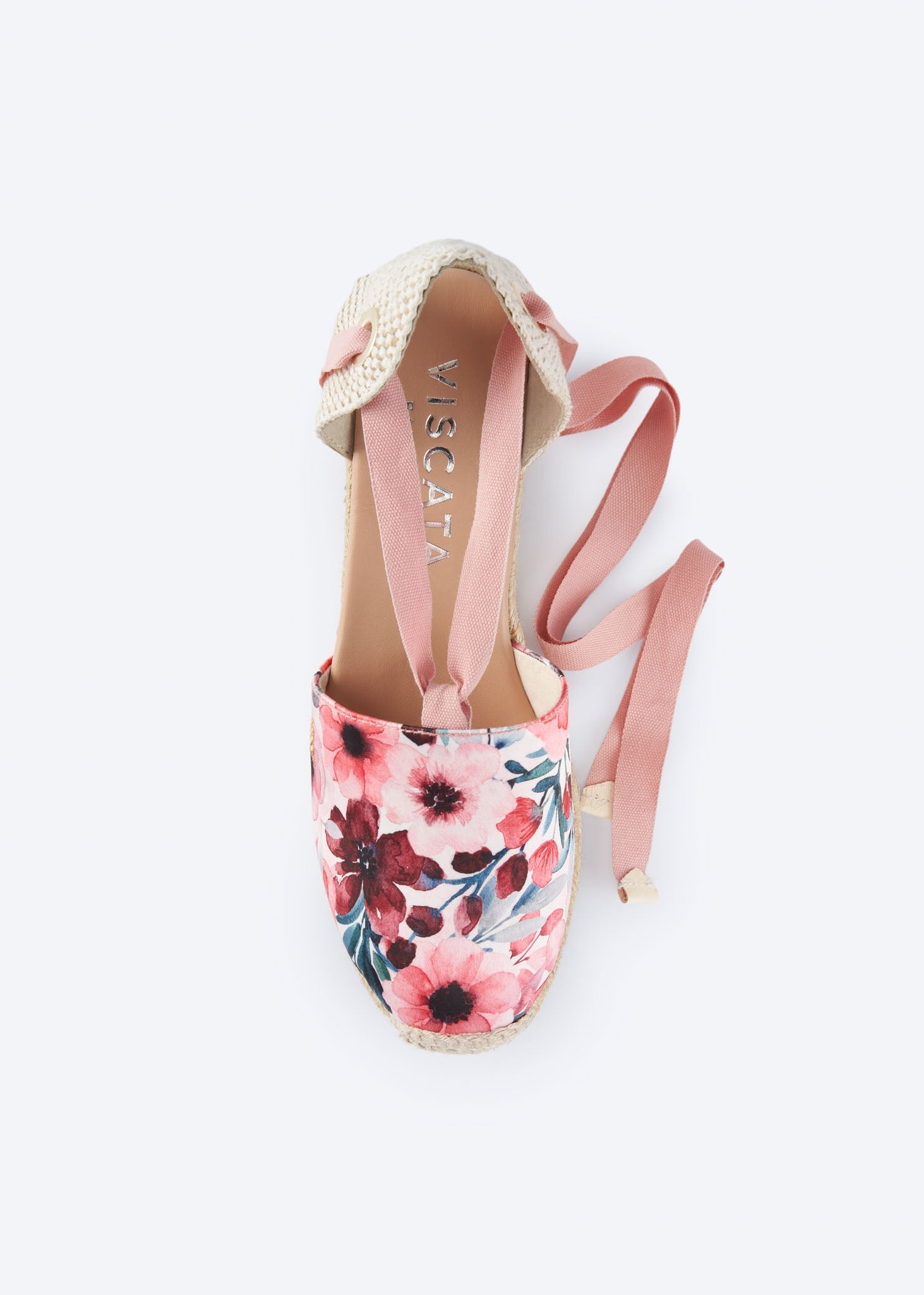 Escala Premium Fabrics Canvas Espadrille Wedges