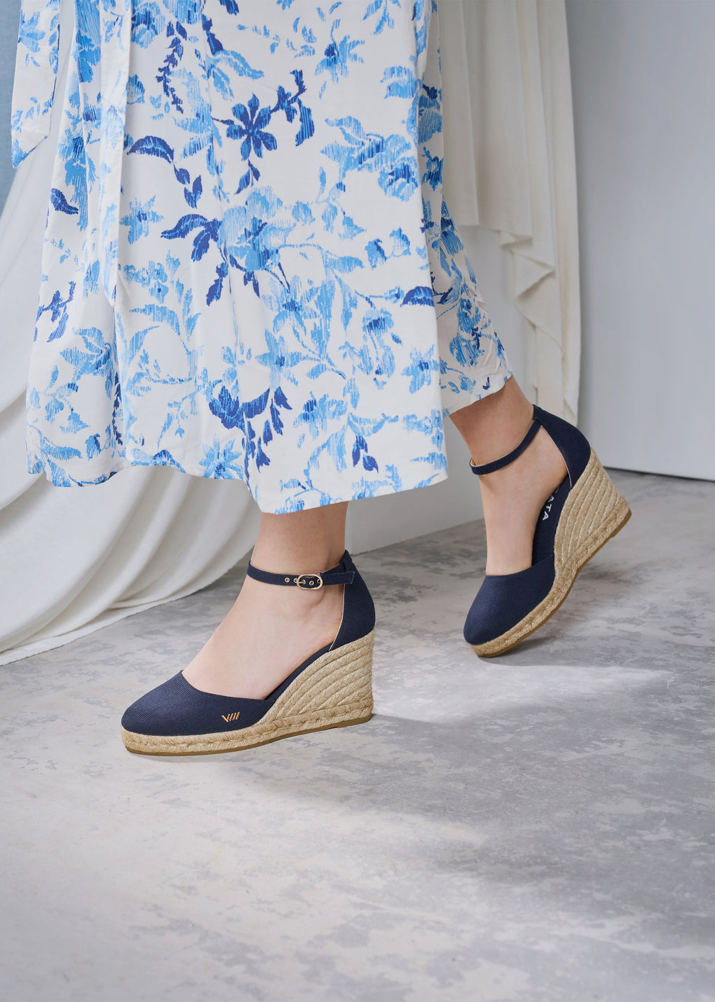 Estartit Canvas Espadrille Wedges