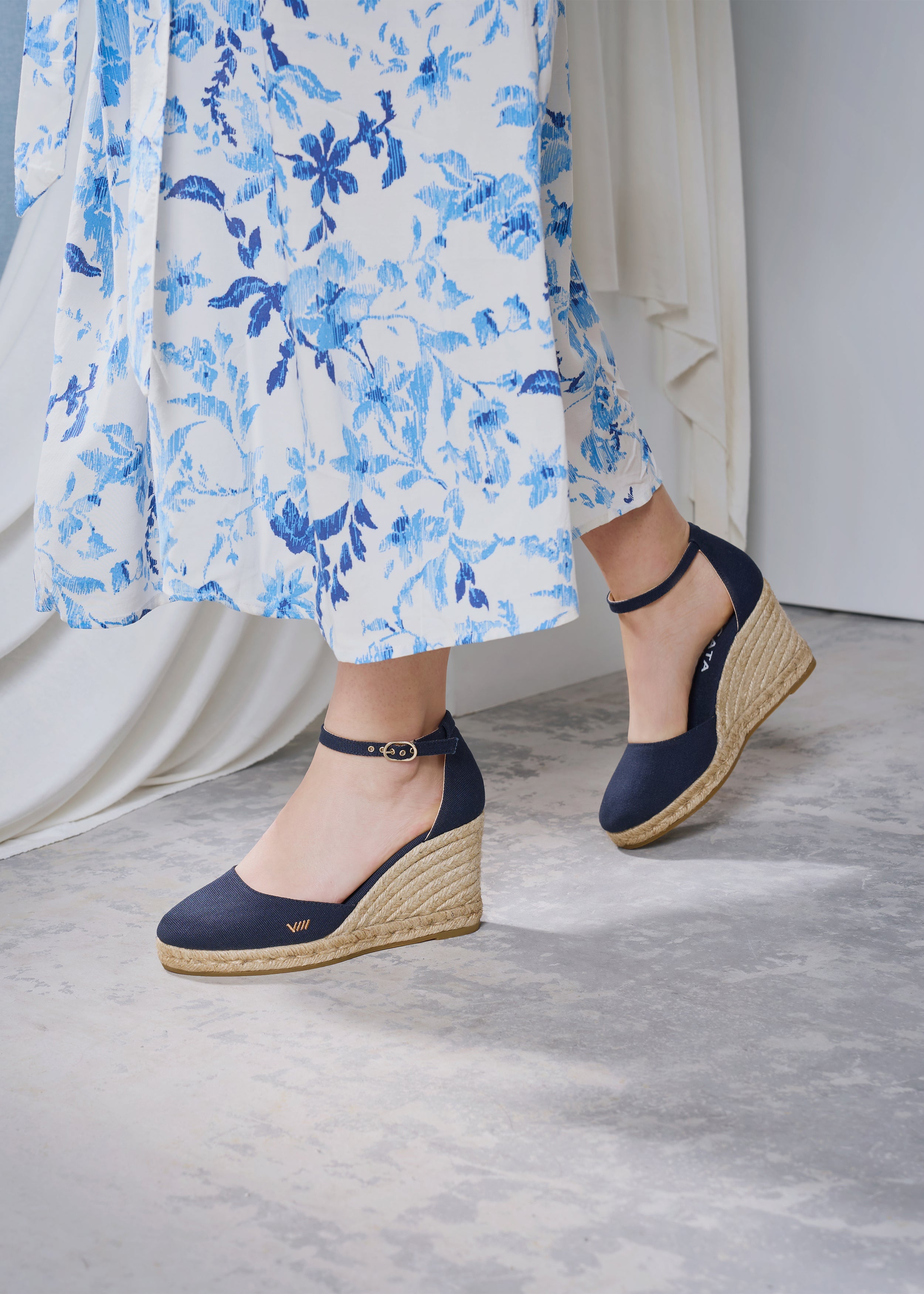 Estartit Canvas Espadrille Wedges