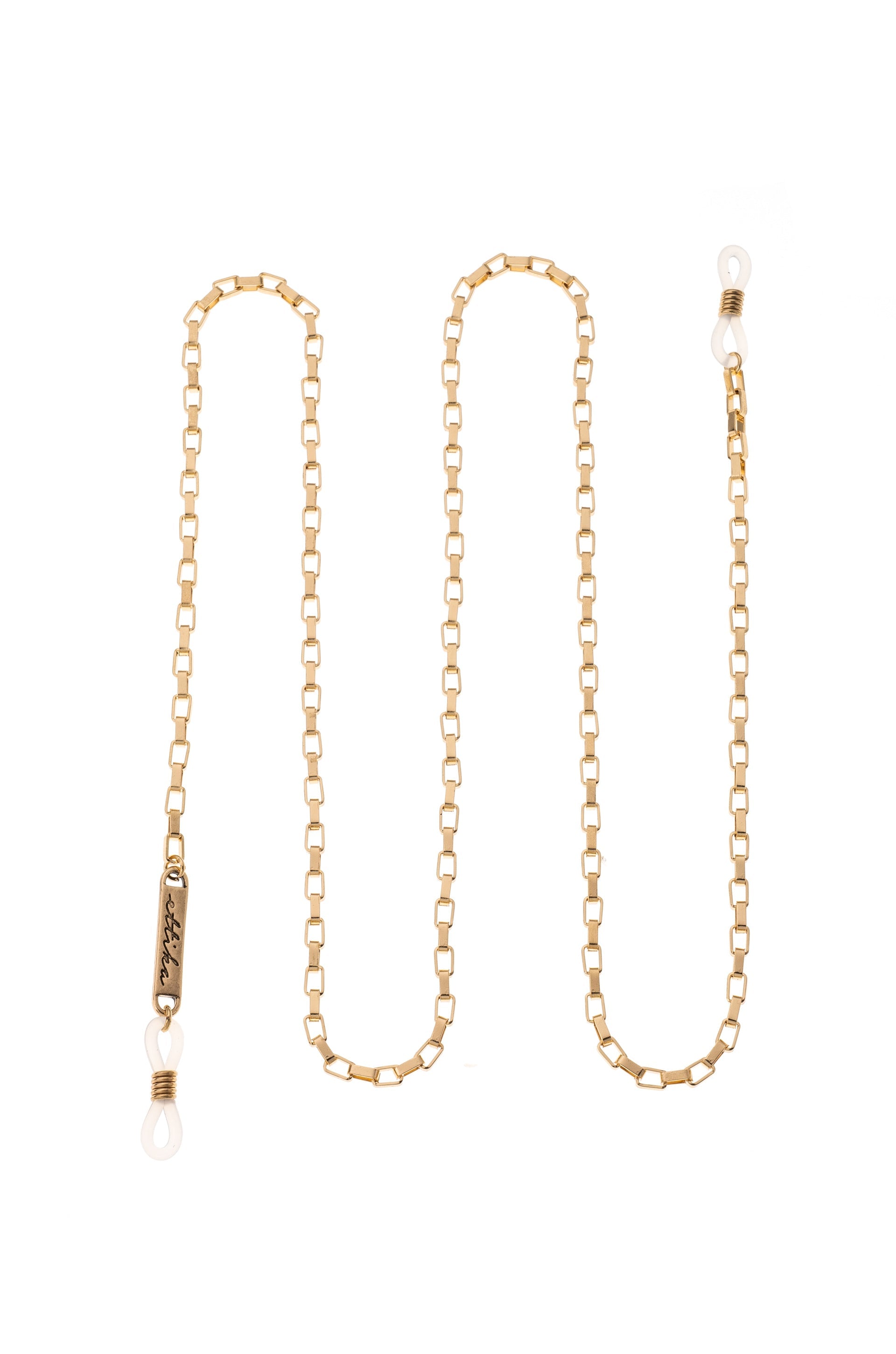 Golden Rays Rectangle Eyeglass Chain