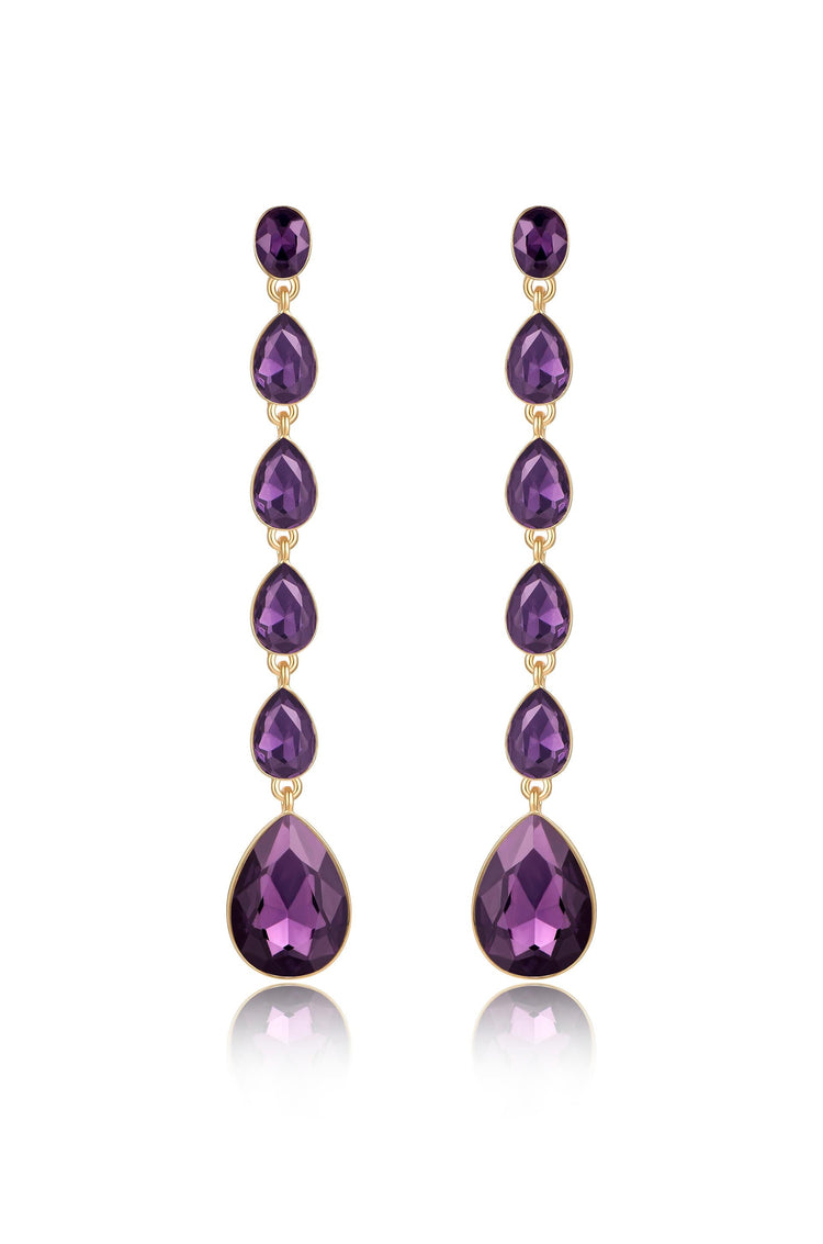 Crystallized Drop Earrings