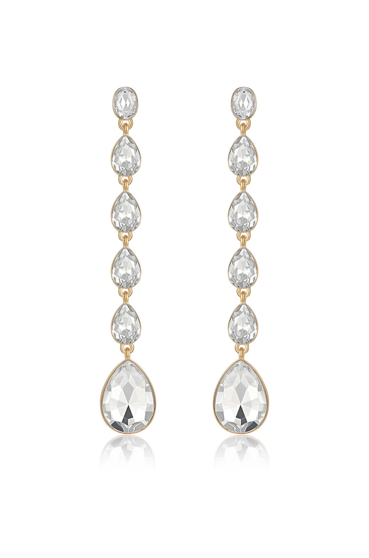 Crystallized Drop Earrings