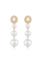 Graduating Pearl Dangle Earrings