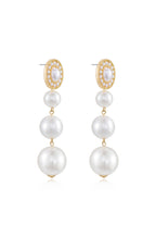 Graduating Pearl Dangle Earrings