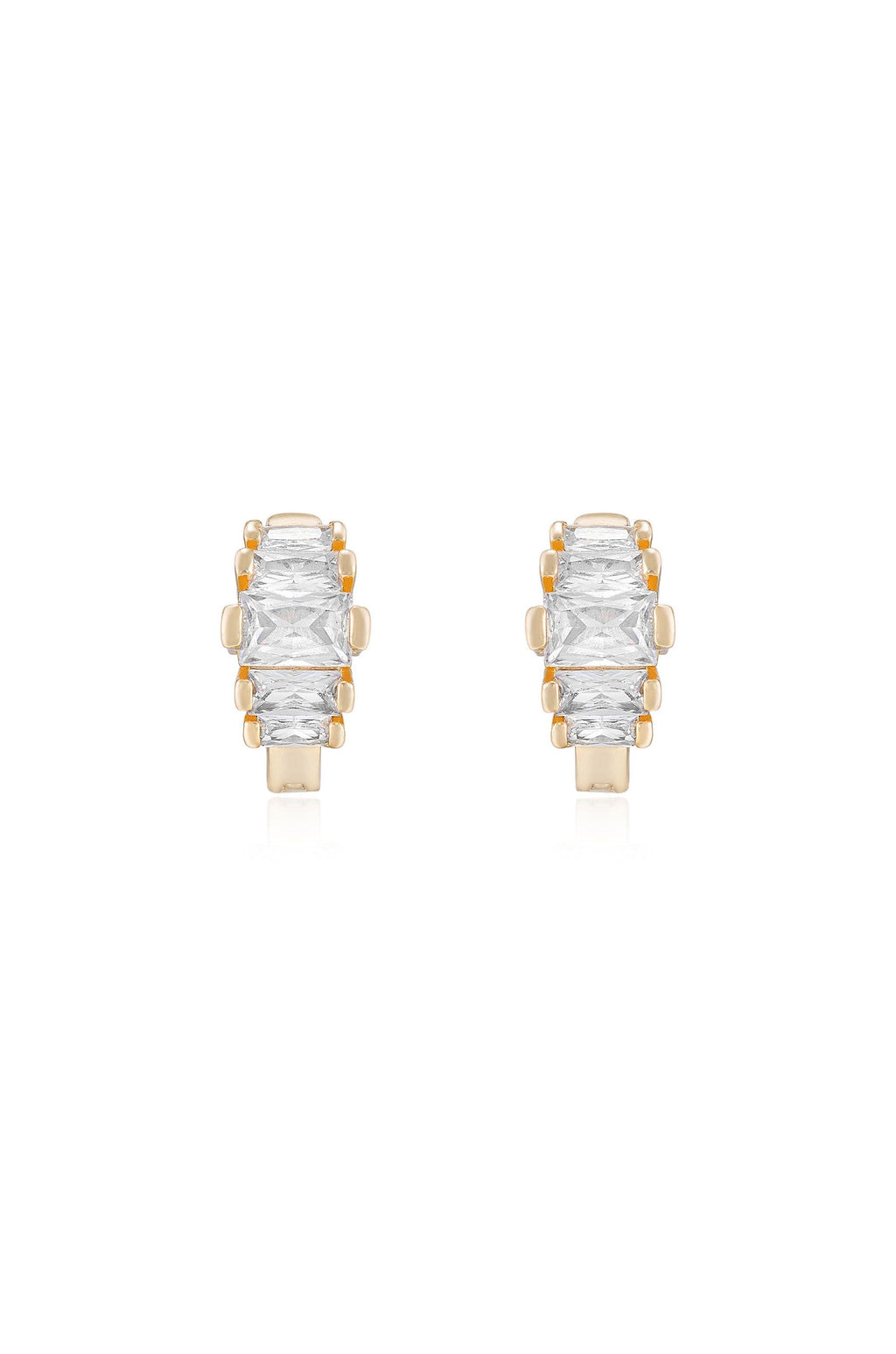 Diamond Shine CZ Mini Hoop Earrings