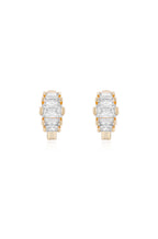 Diamond Shine CZ Mini Hoop Earrings