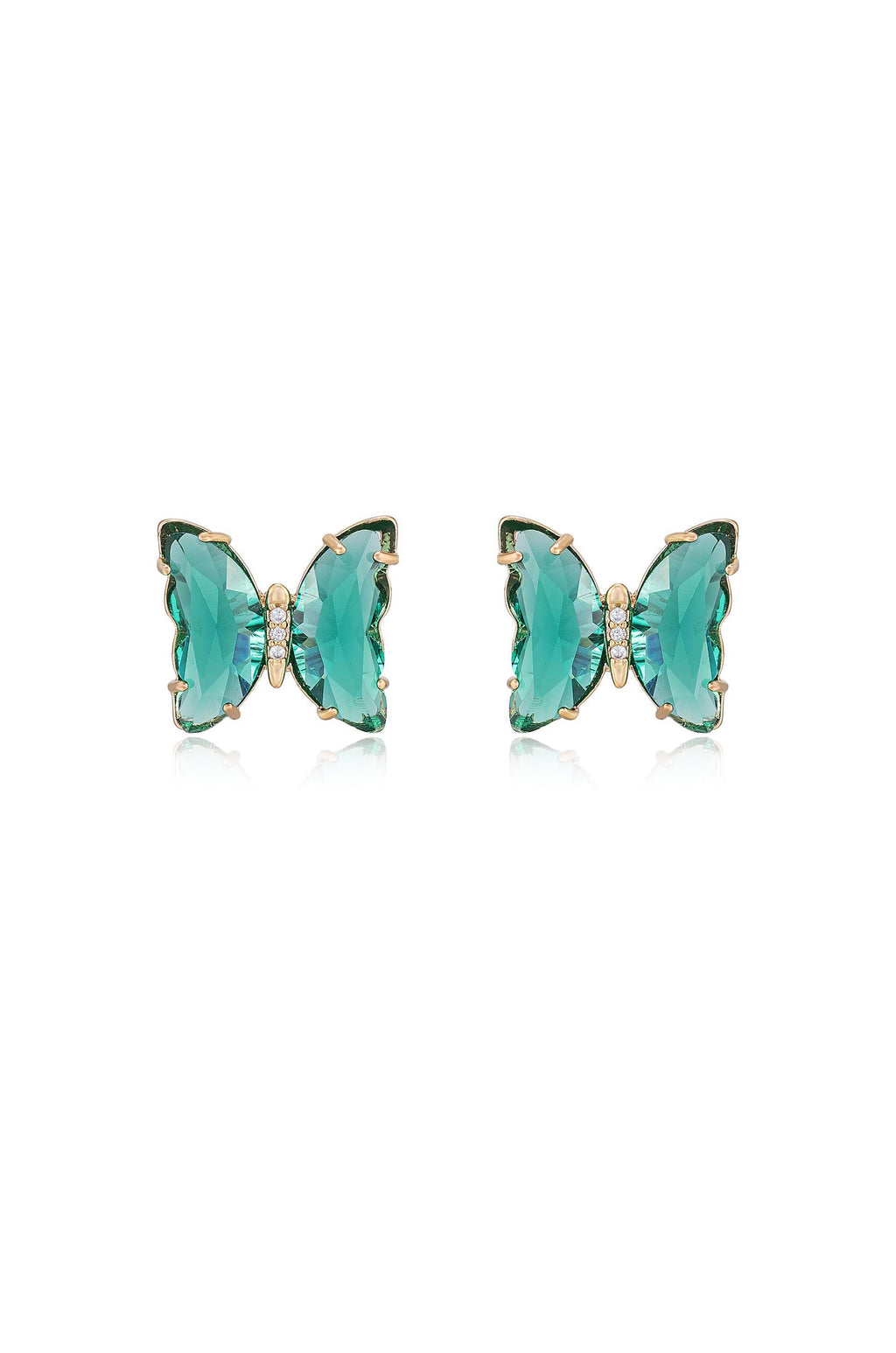 Flutter Away Crystal Earrings