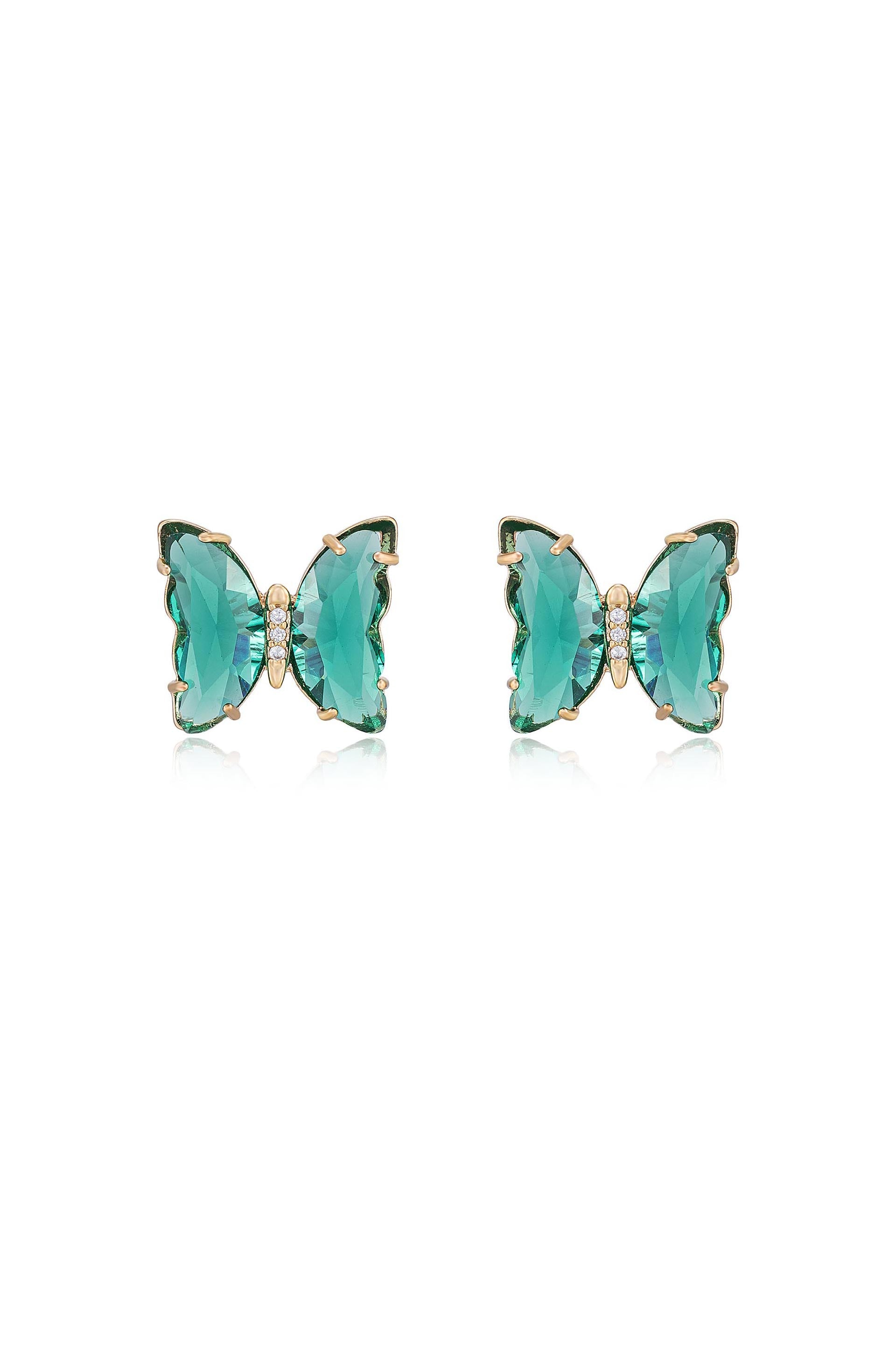 Flutter Away Crystal Earrings