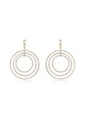 Disco Crystal Ring Earrings