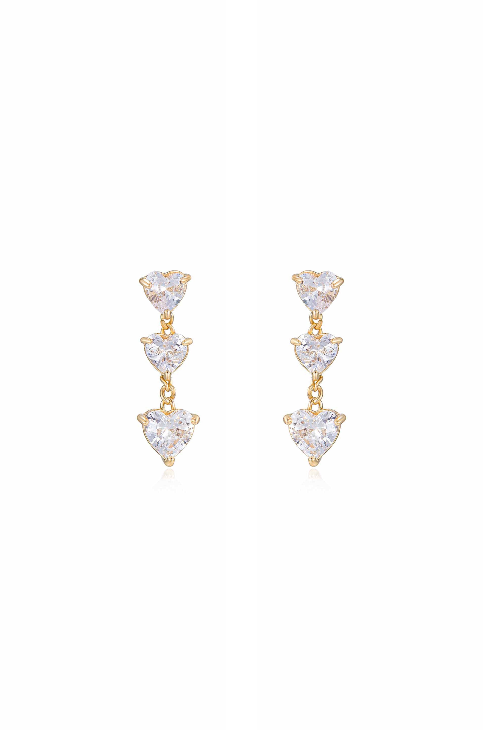 Queen of Hearts Crystal Earrings