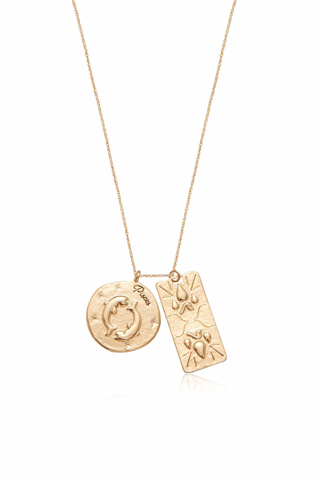 Zodiac Double Medallion Necklace