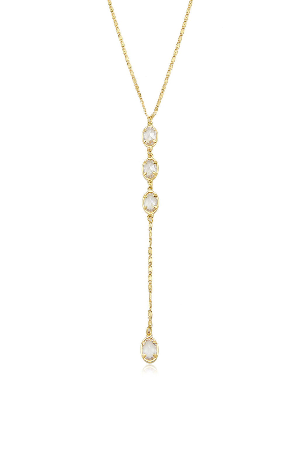 Sparkle Dip Lariat Necklace
