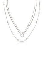 Monroe Crystal Strand Layered Necklace