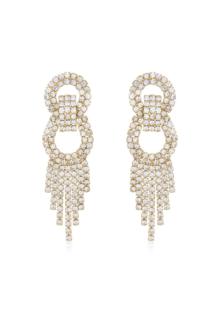 Crystal Gatsby Statement Earrings