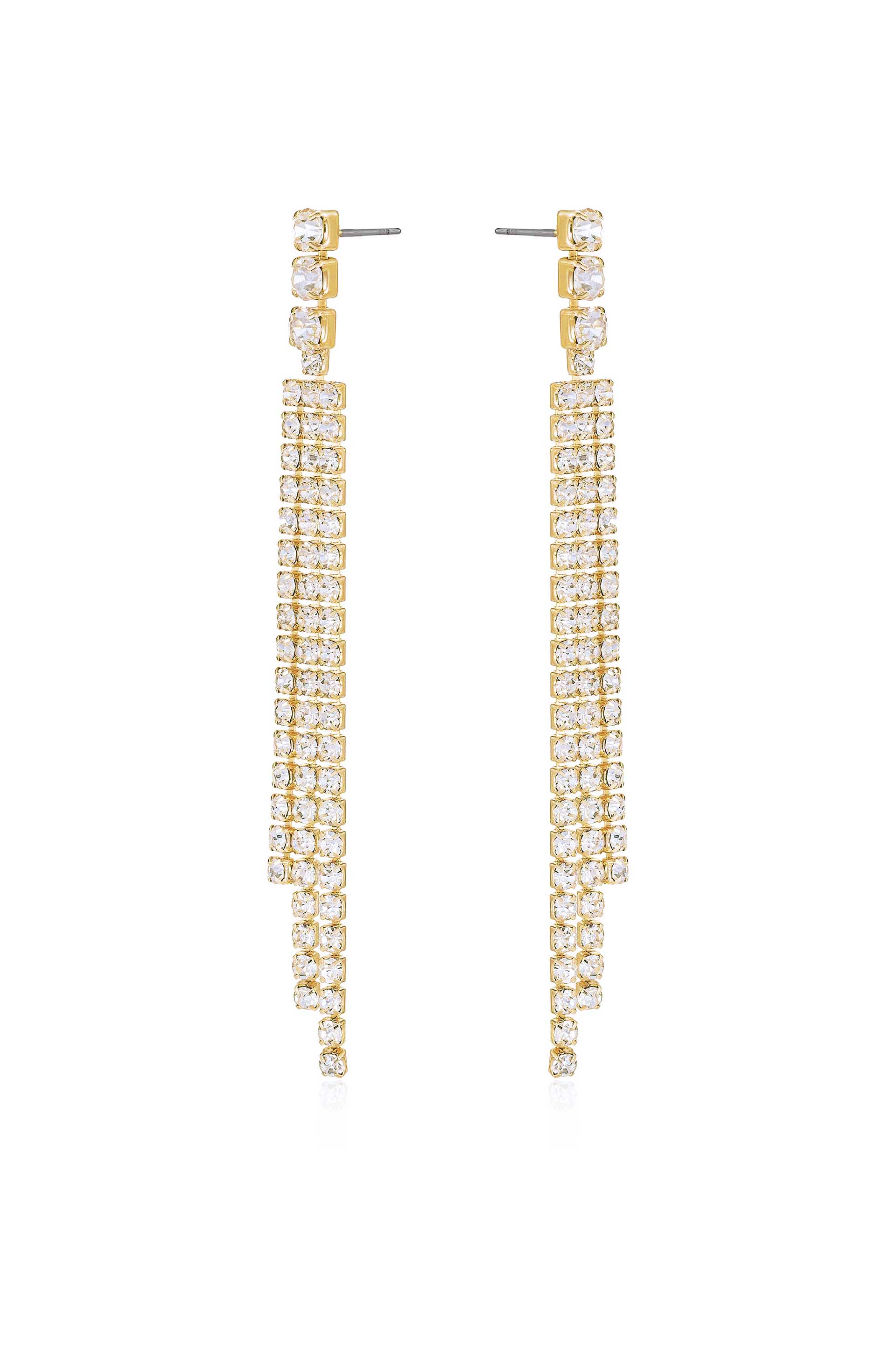 The Moment Crystal Dangle Earrings