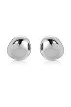 Polished Pebble Stud Earrings