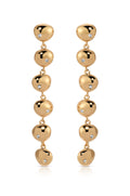 Polished Pebble Linear Dangle Earrings