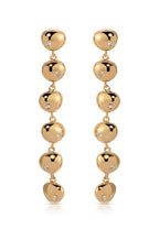 Polished Pebble Linear Dangle Earrings