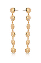Polished Pebble Linear Dangle Earrings