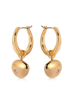Polished Pebble Huggie Hoop Earrings