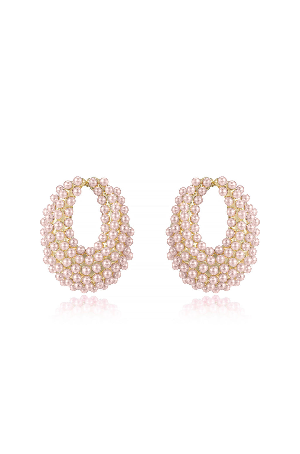 Classic Pearl Cluster Stud Earrings