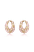 Classic Pearl Cluster Stud Earrings
