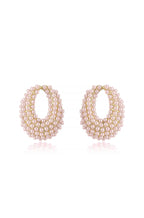 Classic Pearl Cluster Stud Earrings
